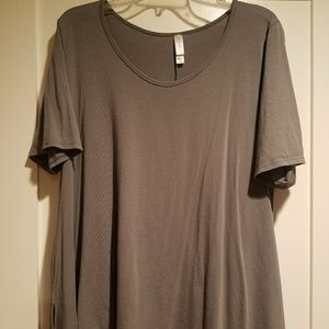 Gray LuLaRoe Perfect T